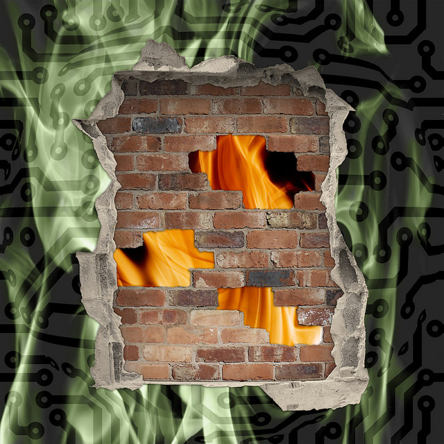 Firewall, 2014, digital collage