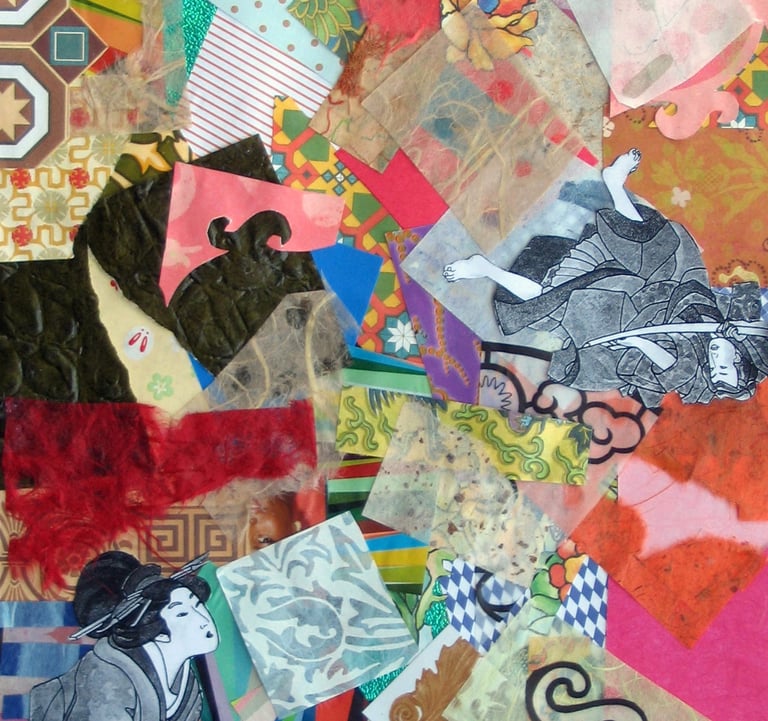 Cultural Appropriation I, 2014, collage, 8.5x11"