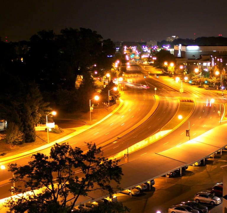 Night on 355, 2014, digital photograph