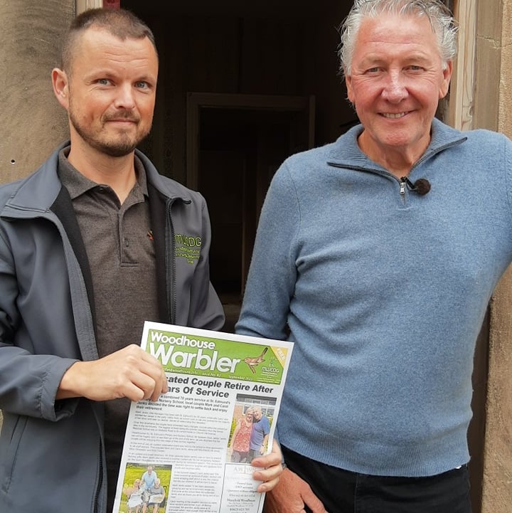 Lee with Tommy Walsh
