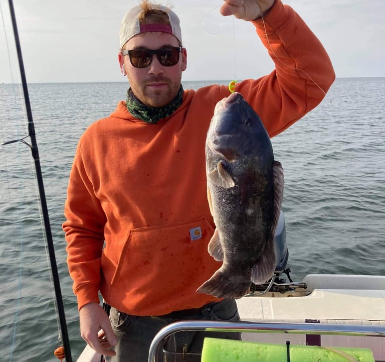 Tog / blackfish / Tautog caught on our Hurst Tackle Supply Jigs