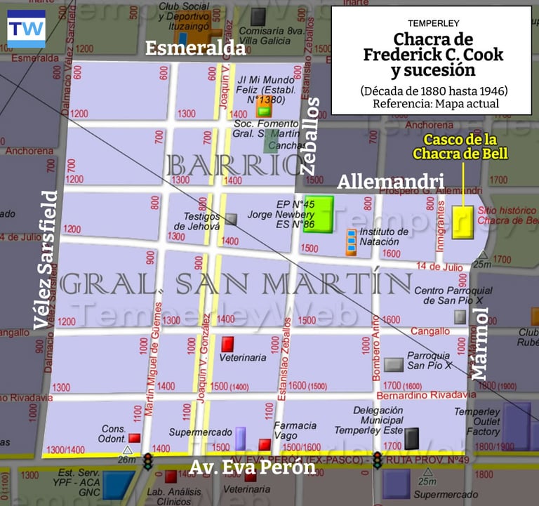 Chacara de Federico Cook en Temperley