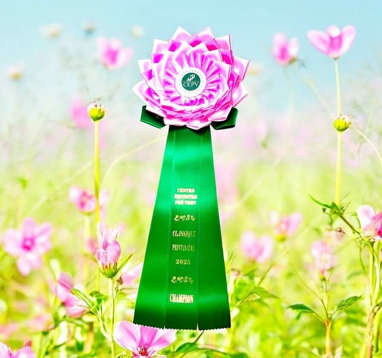 Large rosette fleur de printemps. Personnalisable.