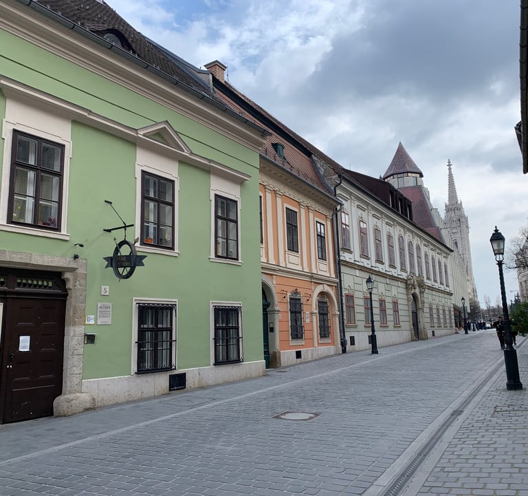 Strolling down a European alley
