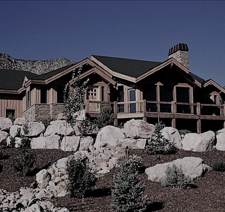 Lakeview Lodge Timber Frame Mountain Home, Eden, Utah
