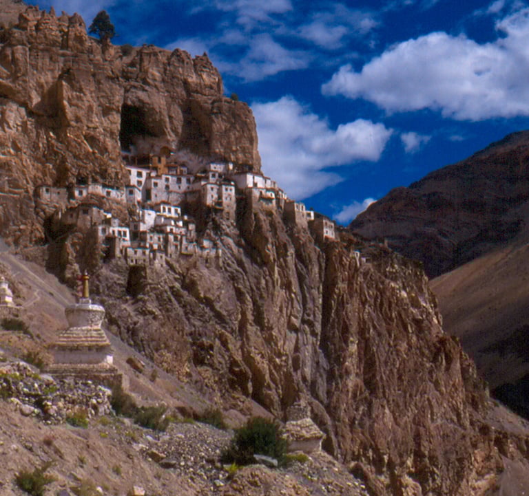 zanskar phukthal monastery
