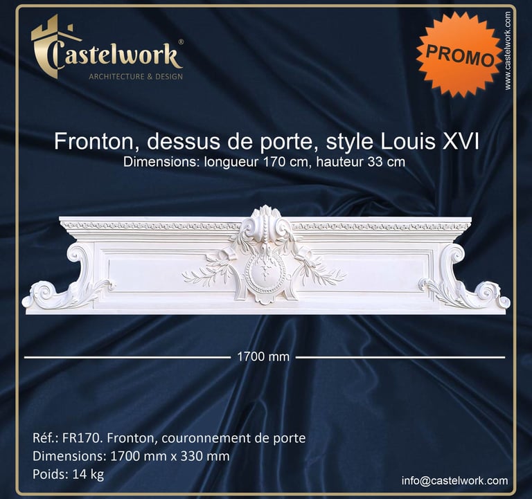 Fronton de porte FR170