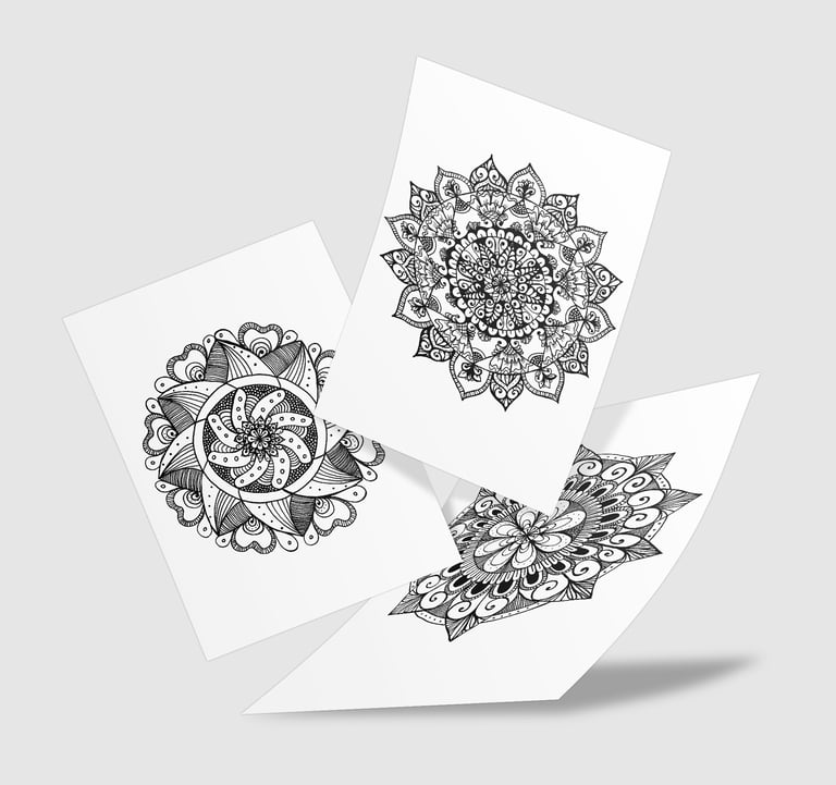 Libro de mandalas para colorear