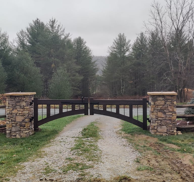 Natural Stone Gates