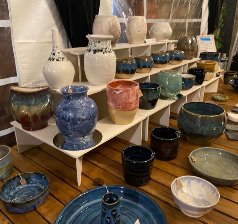 Pottery Stall at Craft Fair