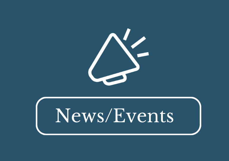 Link to upcoming events and news blog.
