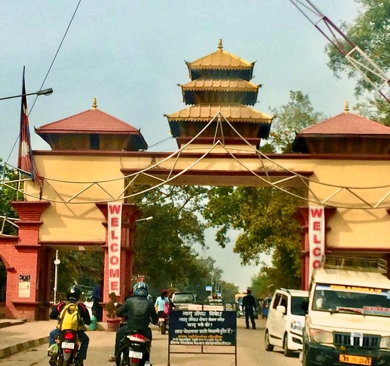 Panitanki e Kakarbhitta ~ fronteira entre Índia & Nepal