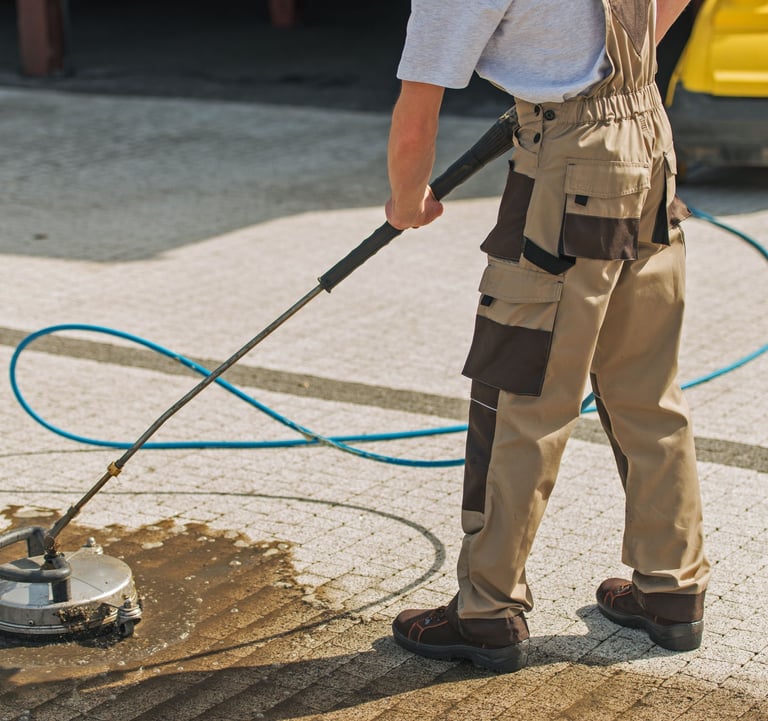 Driveway cleaning