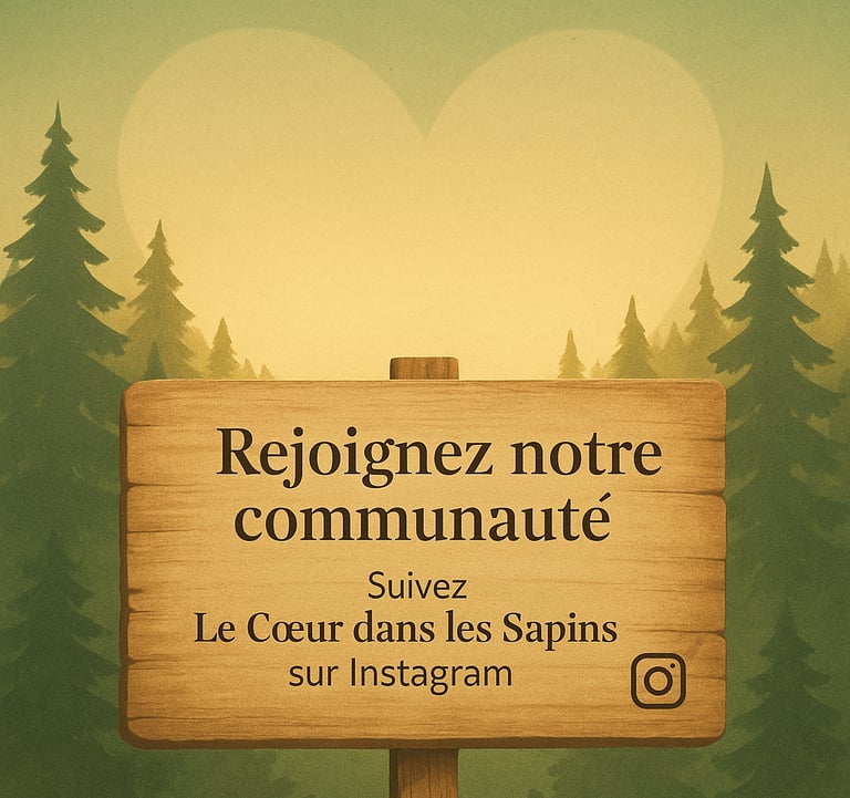 LE COEUR DANS LES SAPINS
