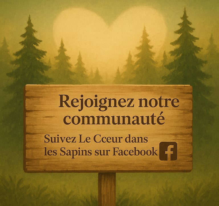 LE COEUR DANS LES SAPINS