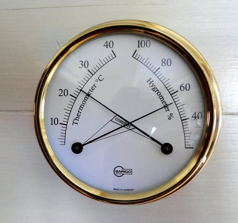 Un thermomètre hygromètre