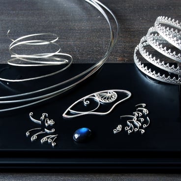 Process of making Russian Filigree jewellery