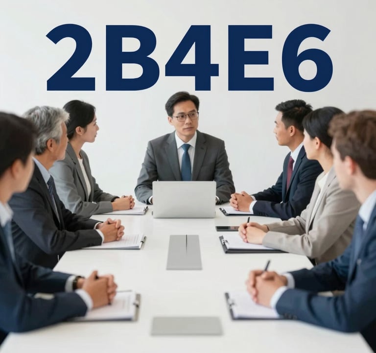 A focused, professional image of a collaborative strategic meeting with diverse leaders, emphasizing nonpartisan cooperation. Minimalist aesthetic with #2B4E6B accents.