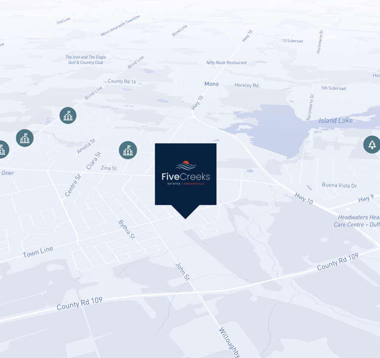 Five Creeks Location