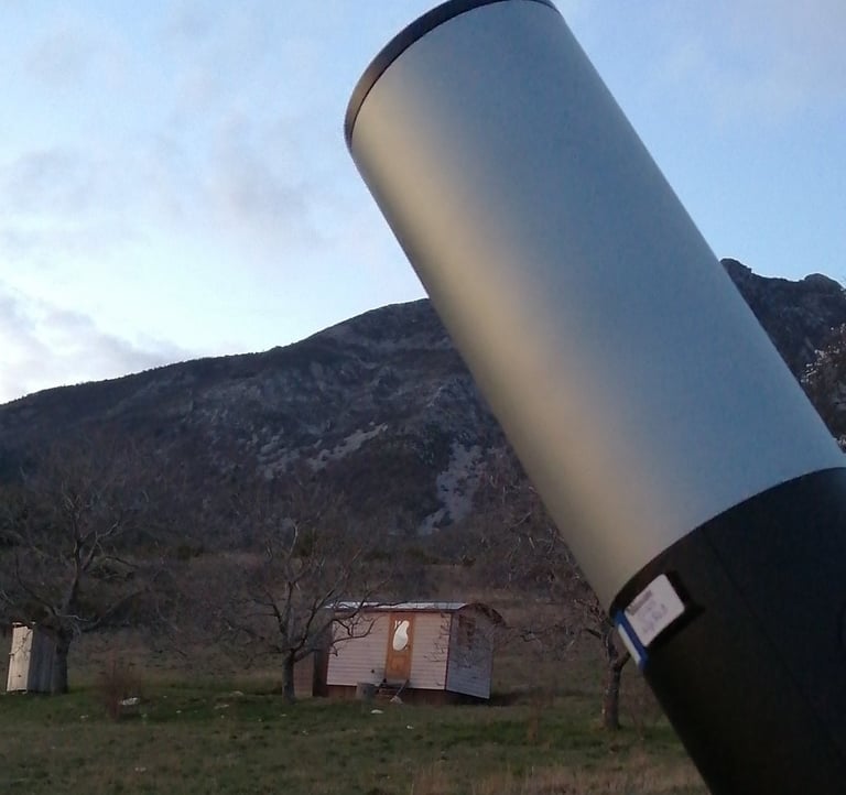 Balade a l'oeil et aux instruments dans le ciel pur des Baronnies Provençales