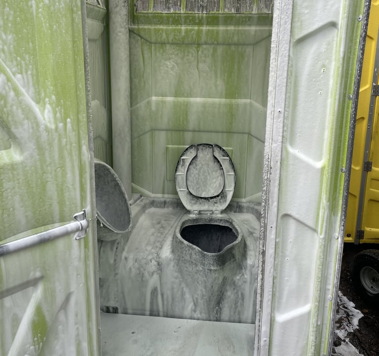 Porta potty Hot Springs