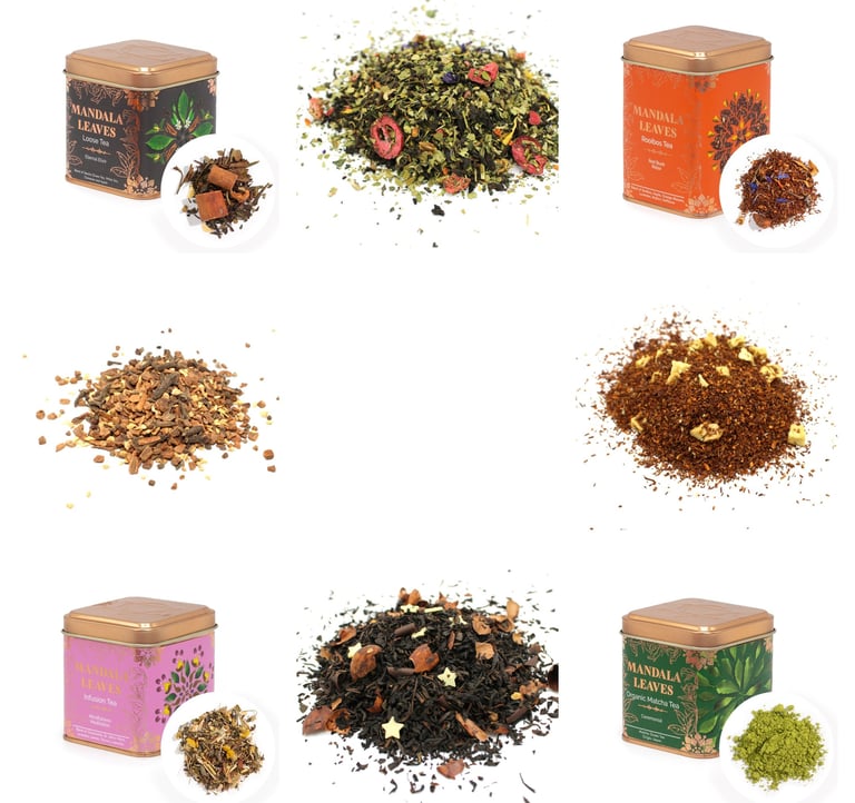 Mandala Leaves Teas