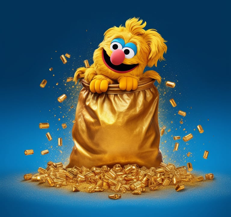 a sesame - themed sesame - themed sesame - themed sesame - potty muppet
