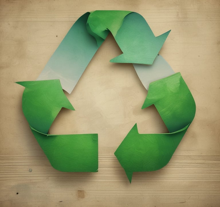 logo de recyclage pour la protection de l'environnement 