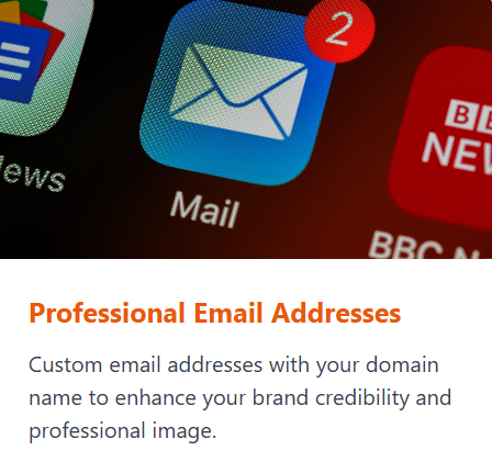 a mail logo with two missed mails attached to it, with words below