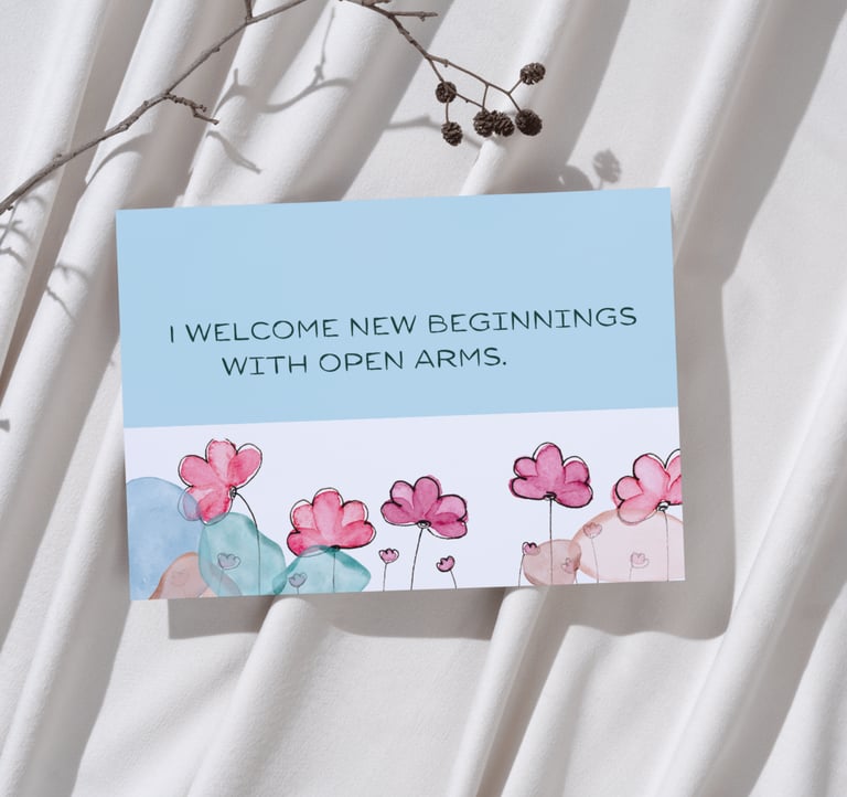 self care card for new beginning australia
