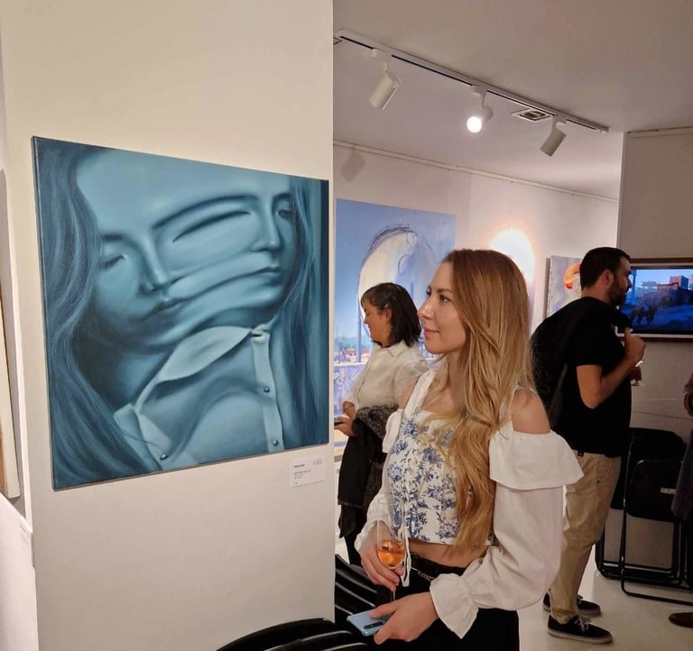 Anita Papp in Barcelona, Toolip Art Contest, 2023