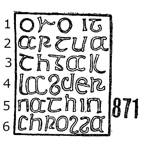 Twyiord Runestone 871 - Barony of Clonlonan, County Westmeath, Ireland