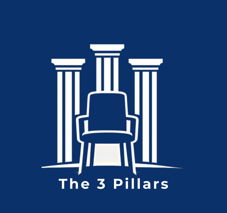 The 3 Pillars logo - fractional CFO and business advisory firm helping founders build scalable busin