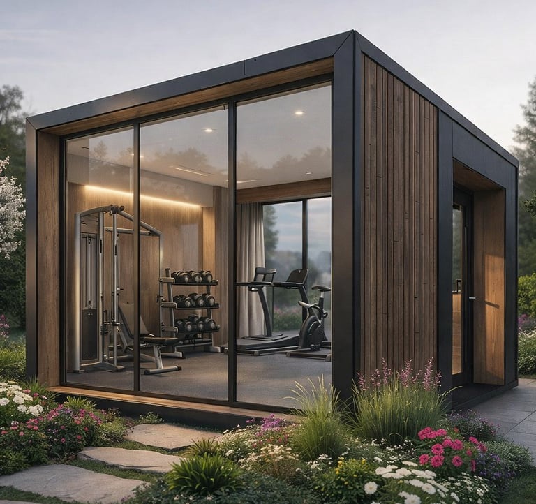 modulo prefabbricato per palestre