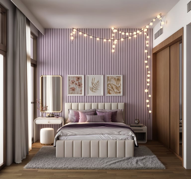 Luxury kids bedroom interior design in Dubai townhouse