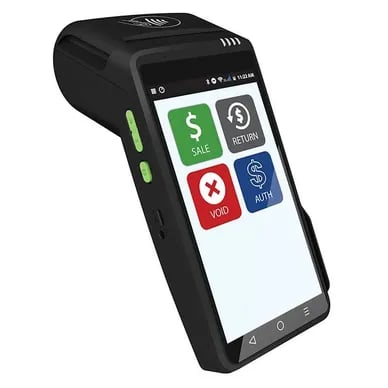 QD2: 4G, wifi, PCI PTS 5.0, Large 5.5" color LCD touch screen