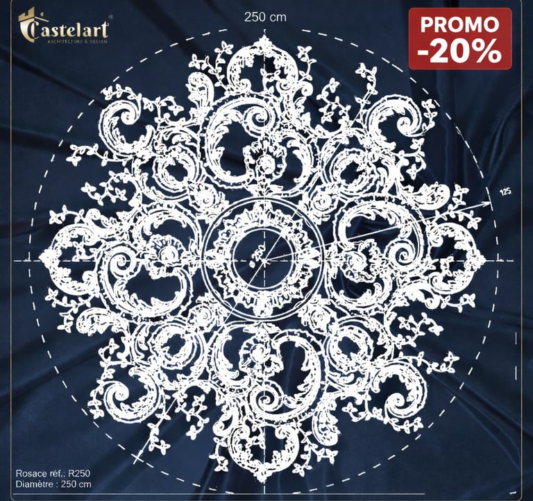 Rosace 250 cm - en stock