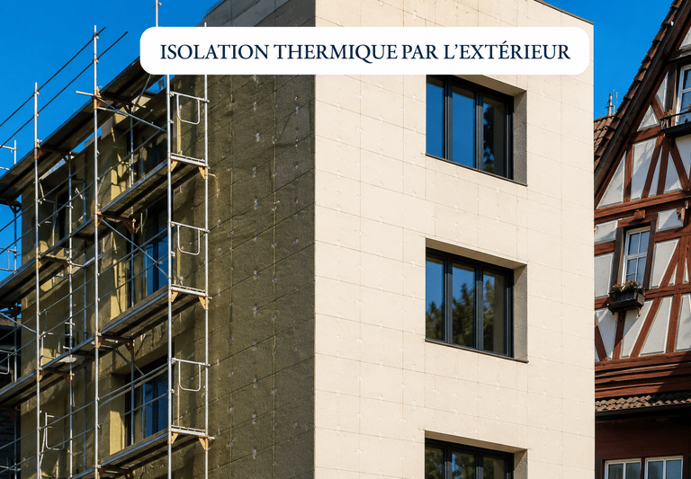 Isolation thermique par l’extérieur sur immeuble collectif | SAN BAT