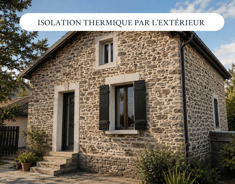 Isolation thermique d’une maison en pierre