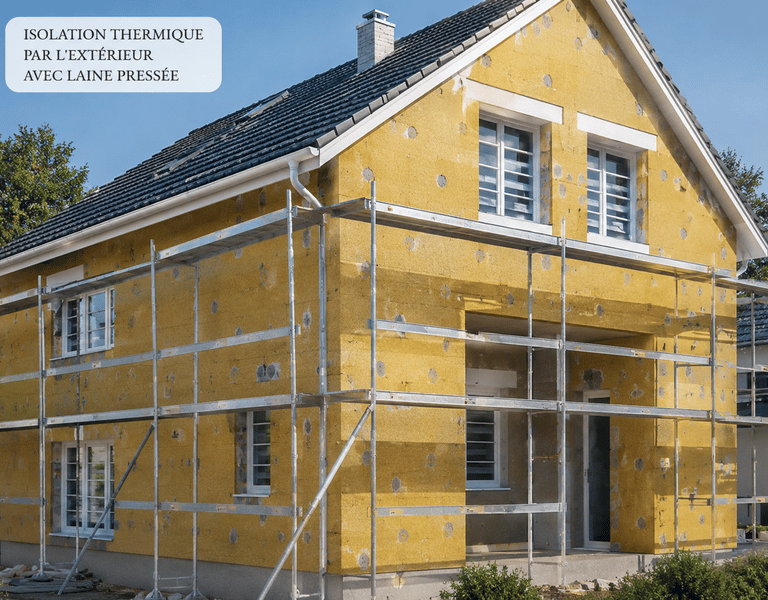 Isolation acoustique et thermique de façade extérieure