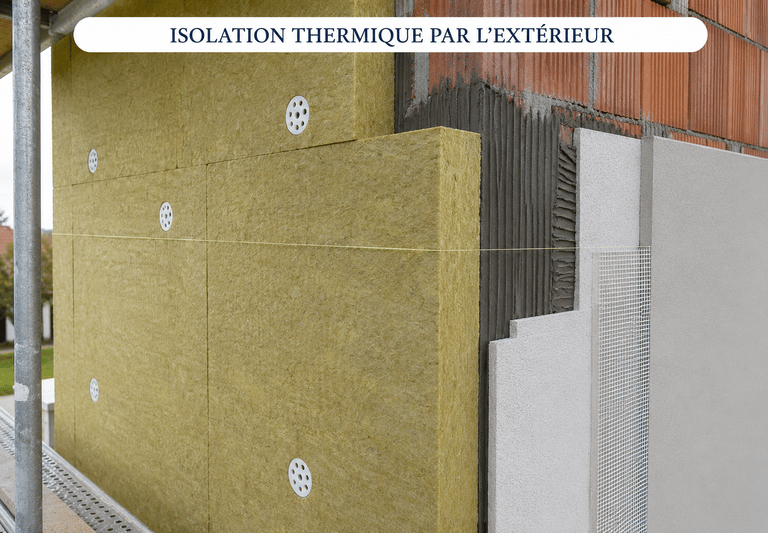 ITE en laine de roche : performances et confort