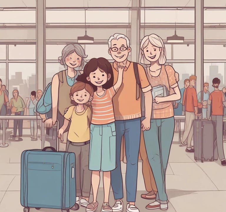 a man riding a skateboard down a street next to tall buildings