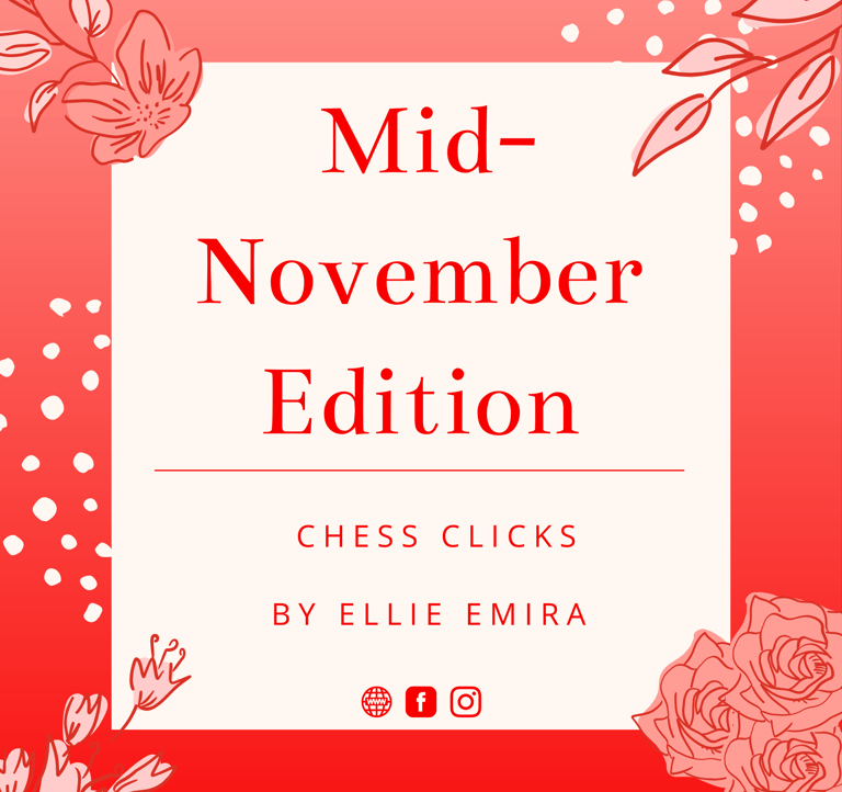 Edition by Chess Clicks Ellie Emira. Chess tournaments. International Chess Competition. Catur
