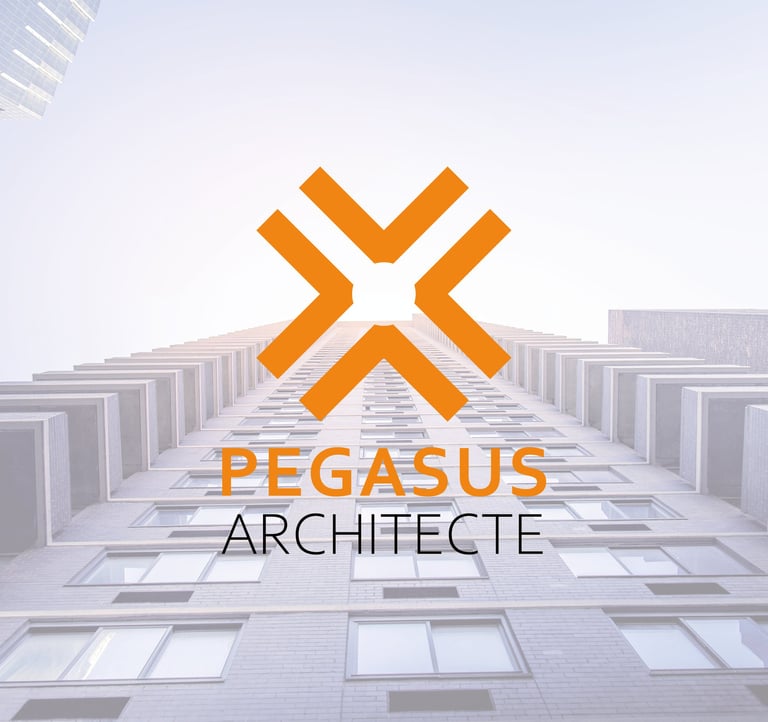 Photo avec logo et immeuble