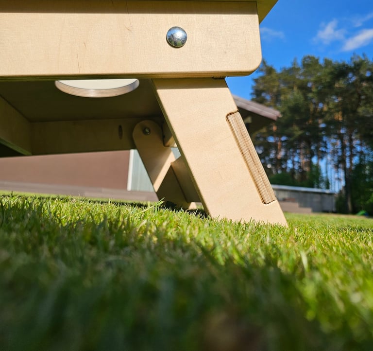 Cornhole lenta – pagaminta iš 18 mm faneros Lietuvoje