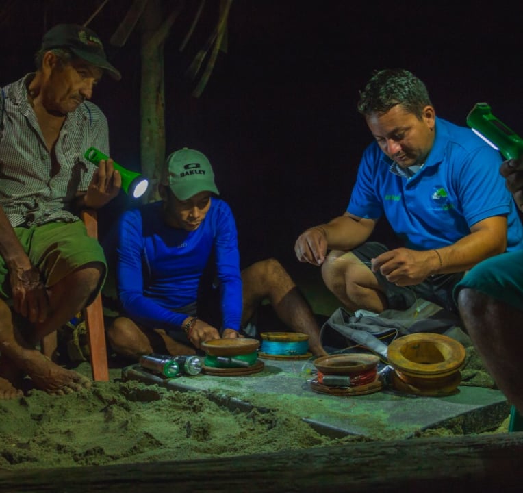 Pesca artesanal en el rio Don Diego