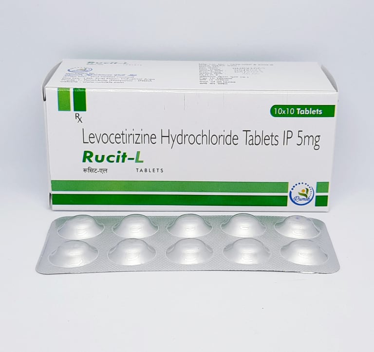  Levocetirizine 5mg Tablet