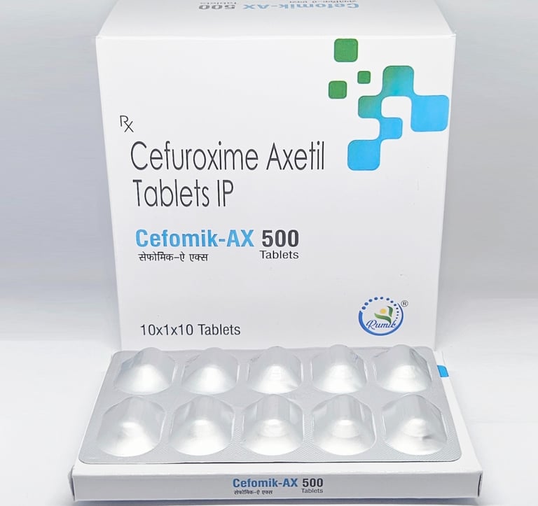 Cefuroxime Axetil 500mg Tablet