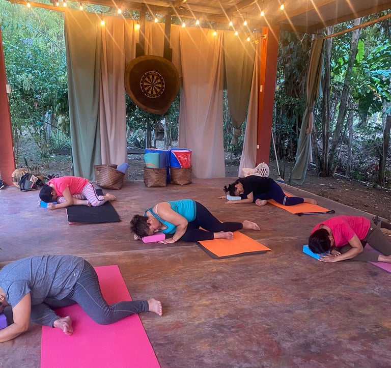 Yin Yoga in Las Lajas, Chiriqui, Panama