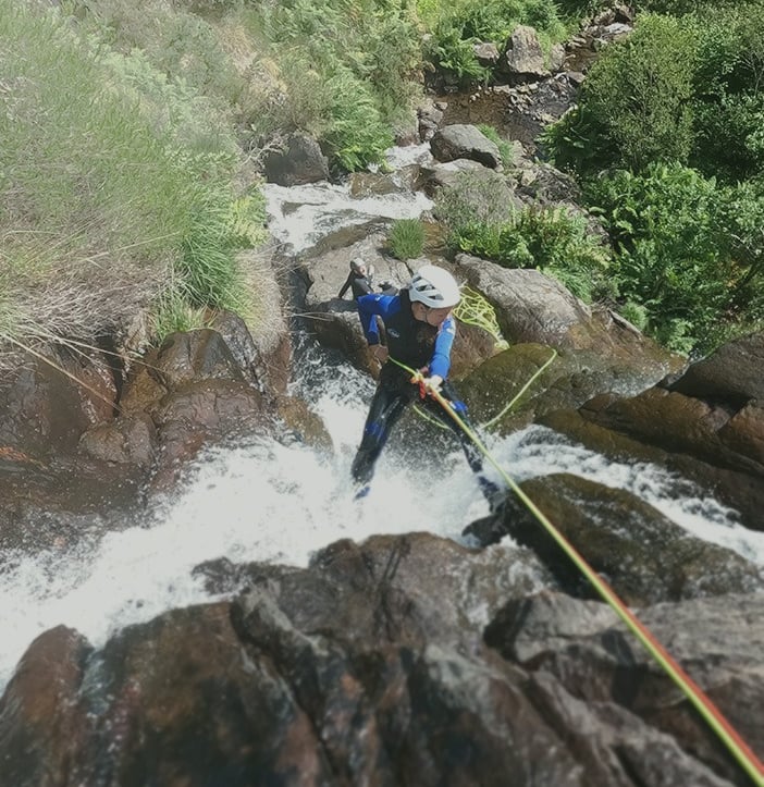 barranquismo en cason, cedeira xeoparque cabo ortegal